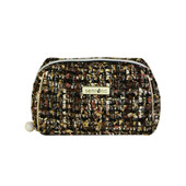 粗花毛呢化妝包多啦A夢便攜式化妝包手提式收納包叮當貓銅拉鏈洗漱包